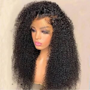 HD Lace Frontal Wigs Brazilian Human Hair Jerry Curly Wig